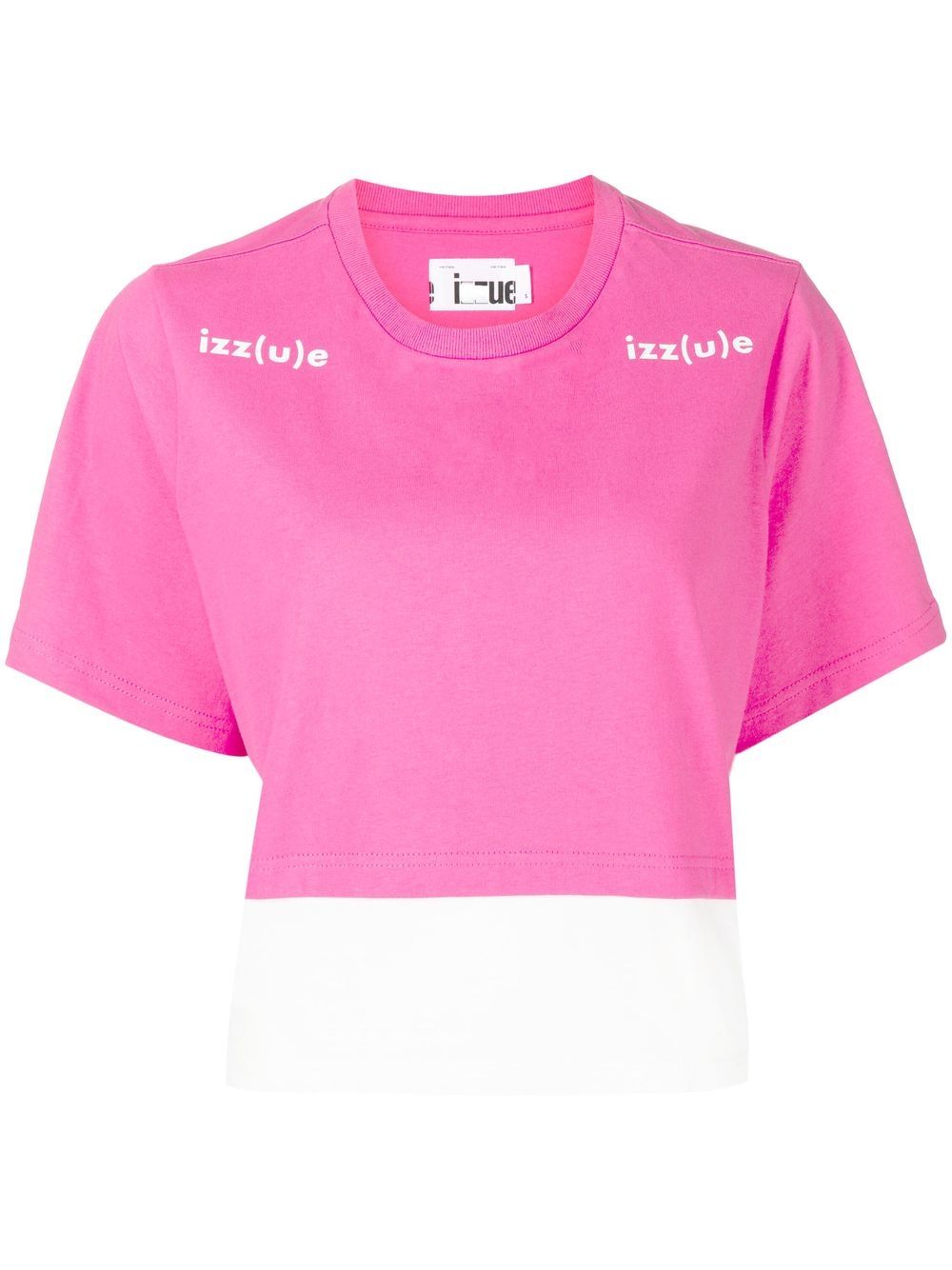 Izzue Cut-out Layered T-shirt In Pink