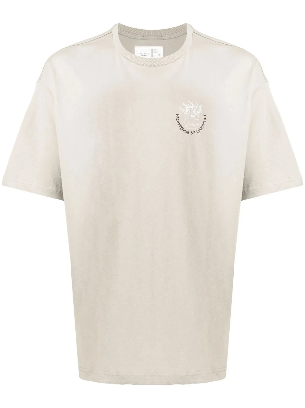 

CHOCOOLATE playera con logo estampado - Gris