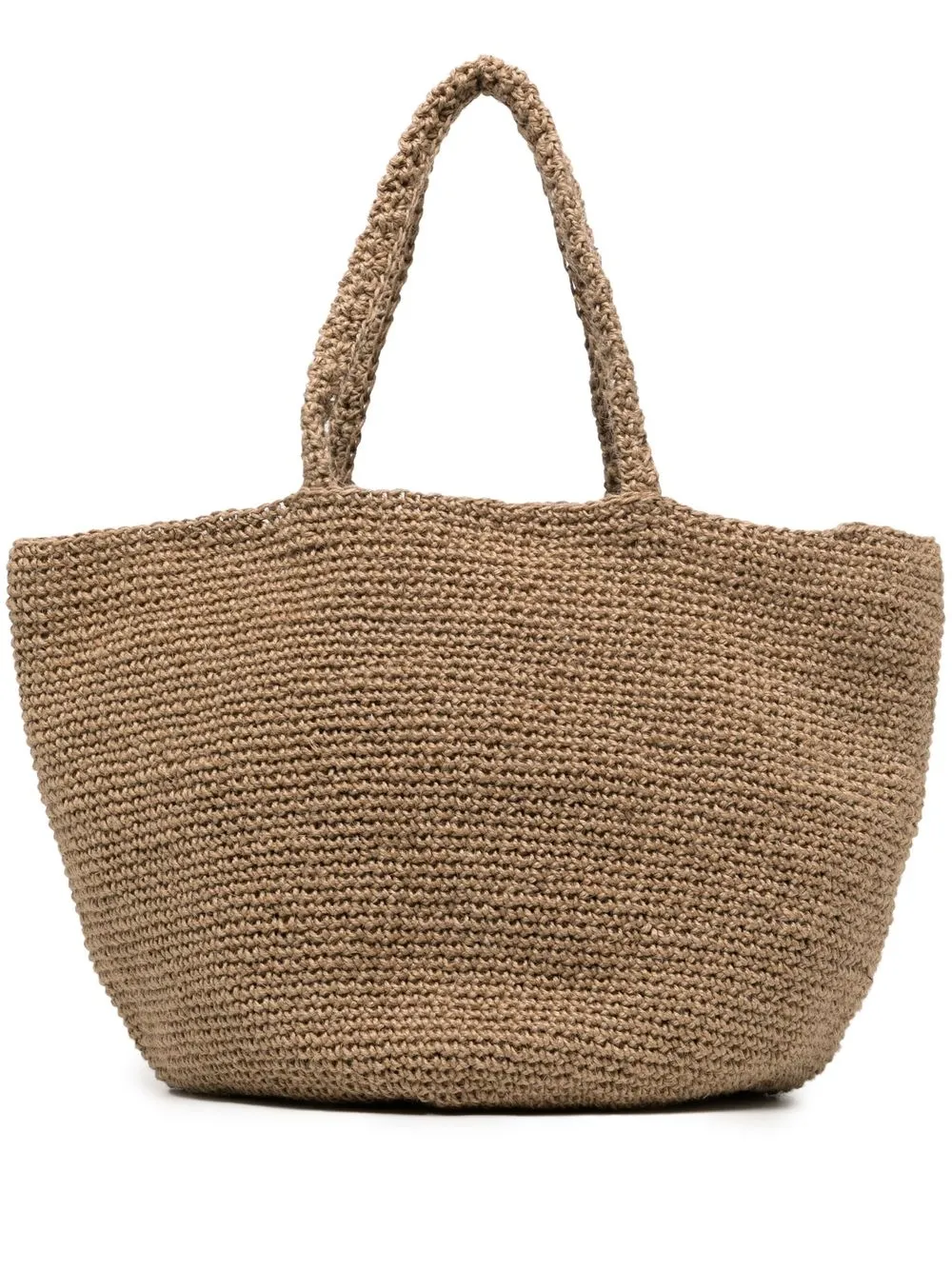 

Nannacay Daphne woven tote bag - Brown