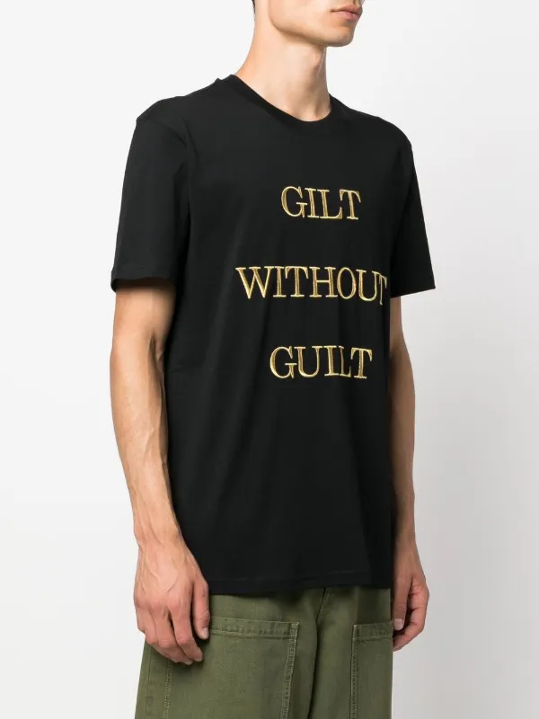 工場直売 Moschino スローガン Tシャツ | ブラック | FARFETCH JP Tシャツ(半袖/袖なし)