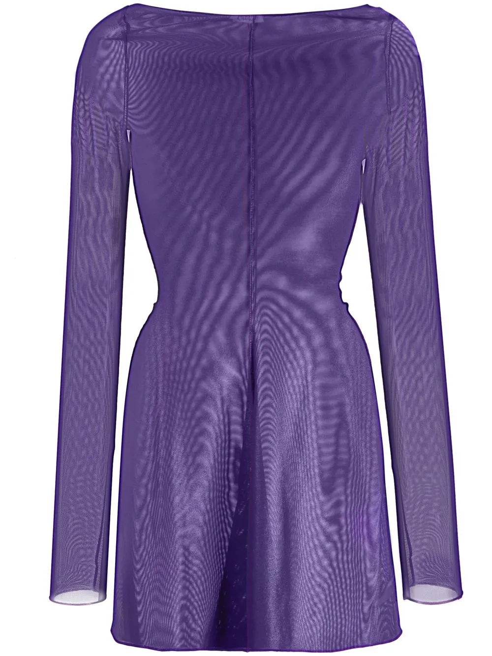 

Oséree long-sleeved metallic mini dress - Purple