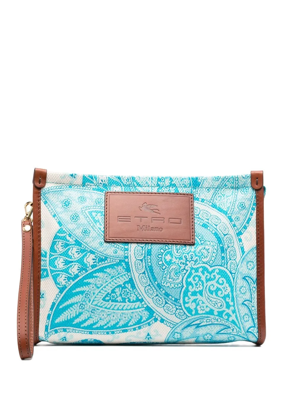 ETRO Paisley logo-patch Makeup Bag - Farfetch