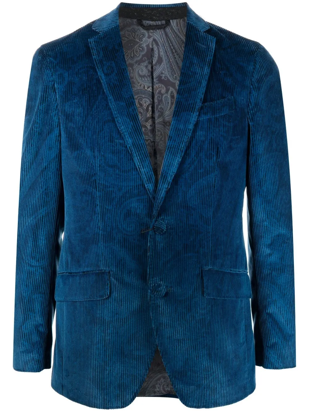 

ETRO blazer con estampado de cachemira - Azul