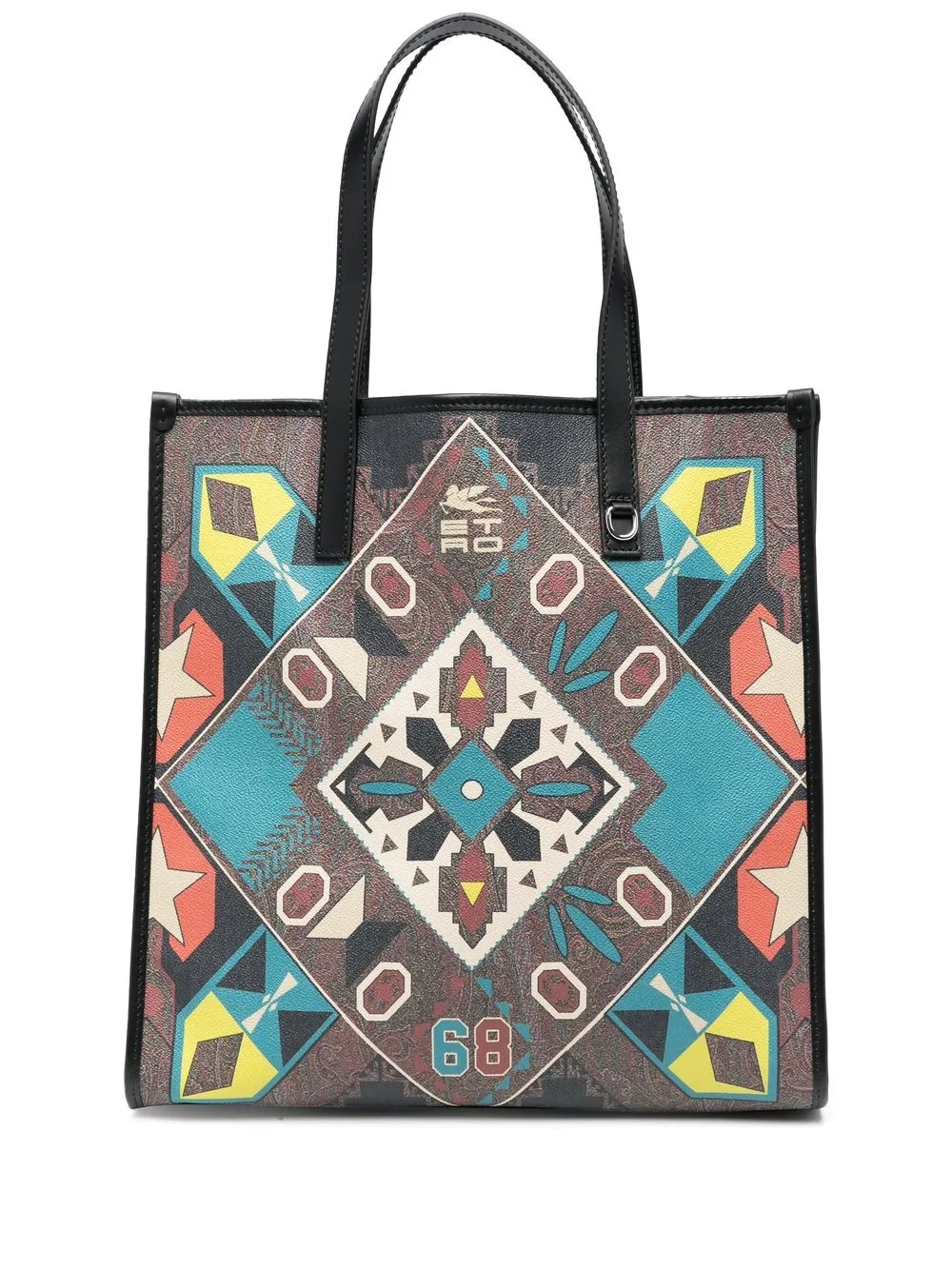 

ETRO tote estampado - Negro