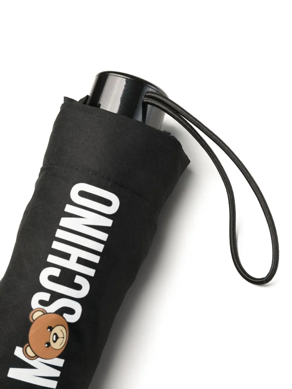 Moschino Paraplu met logoprint - Zwart