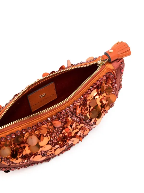 Anya Hindmarch sequin embellished Clutch Bag Farfetch