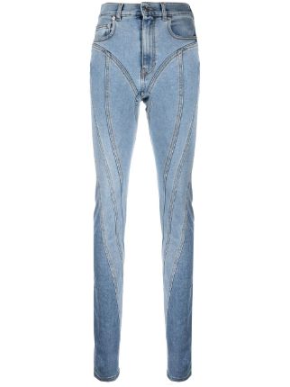 mugler skinny jeans