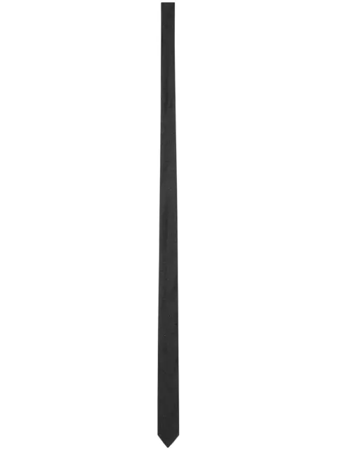 Saint Laurent Gravata skinny de seda