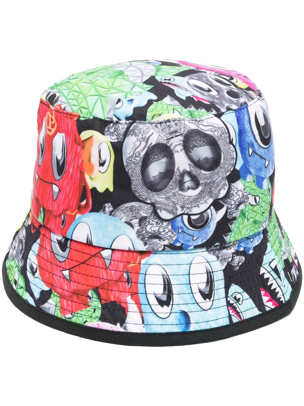 

Philipp Plein gorro de pescador con dibujo estampado - Verde