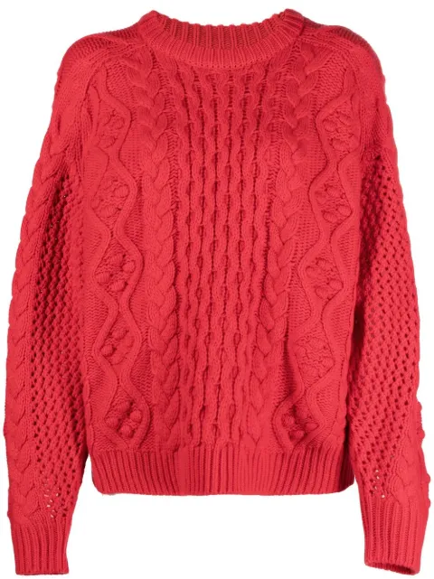 Loulou Studio pull en maille torsadée