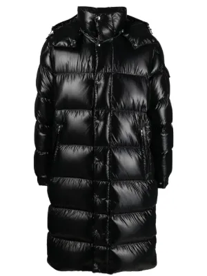 moncler black mens coat