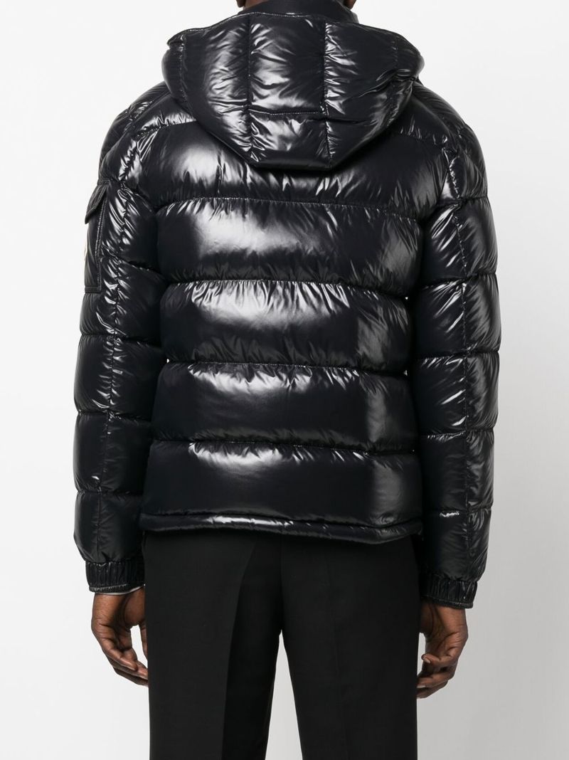 moncler maya black shiny