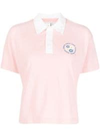 ＜Farfetch＞ CHOCOOLATE フローラル ポロシャツ - ピンク画像