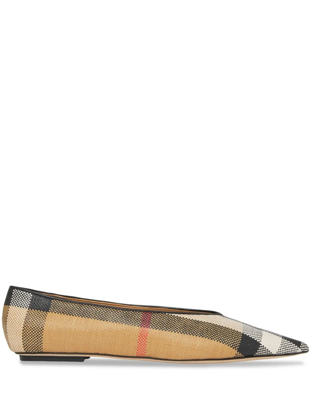 

Burberry flats con motivo Vintage Check - Marrón