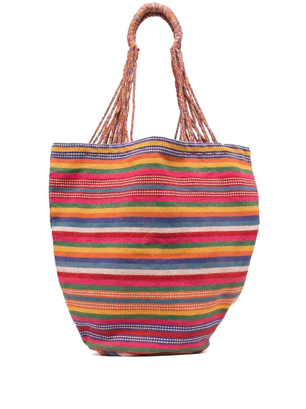 

Nannacay tote con motivo de rayas - Multicolor