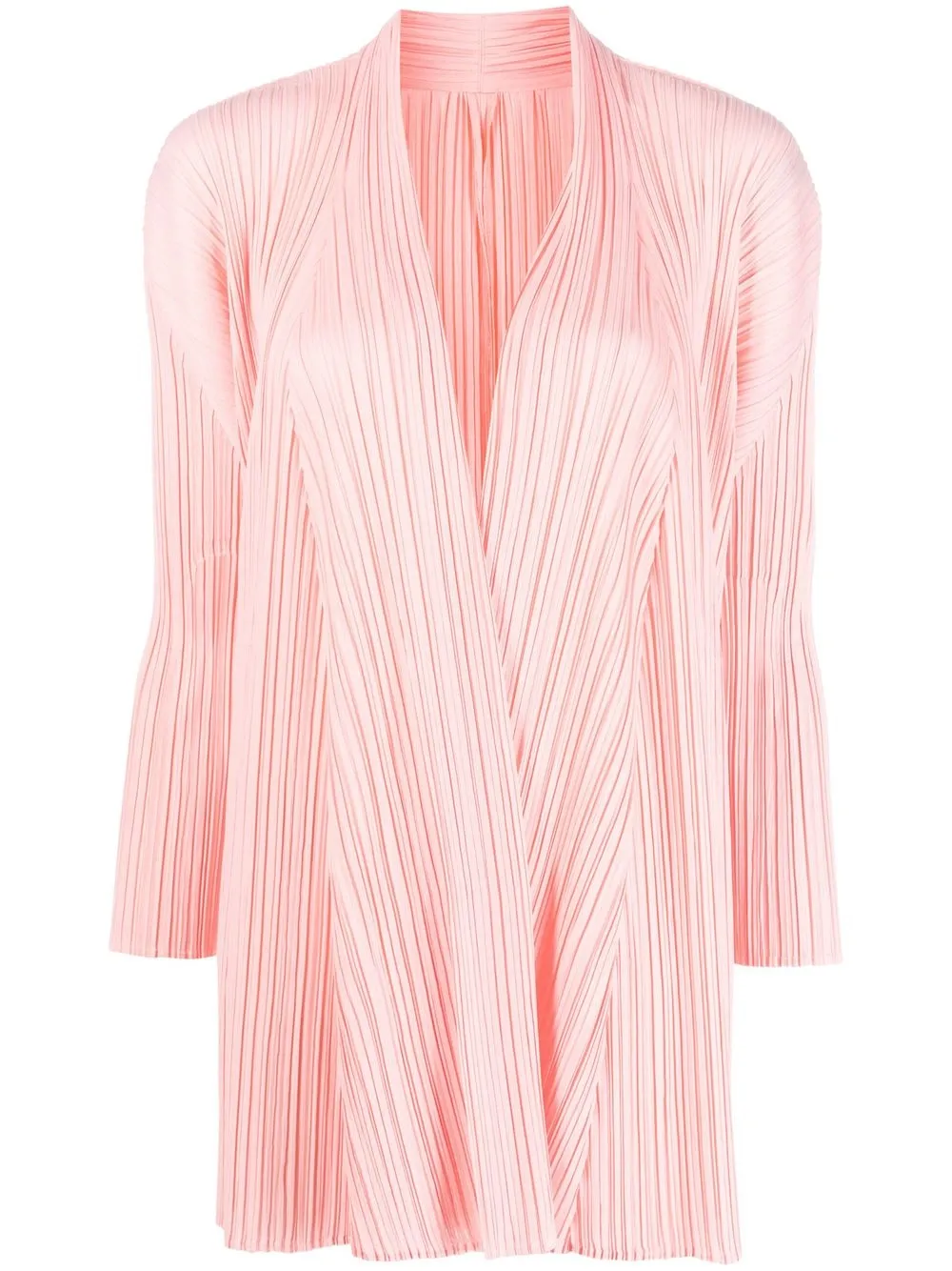 Pleats Please Issey Miyake Mellow Pleats open-front Cardigan