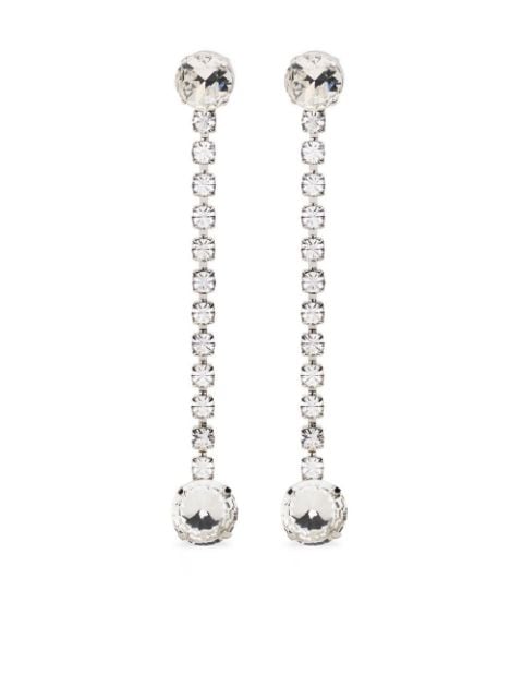 DEA  crystal-embellished drop earrings