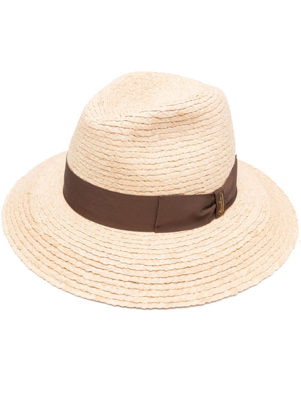 Borsalino Bruno straw hat - Neutrals