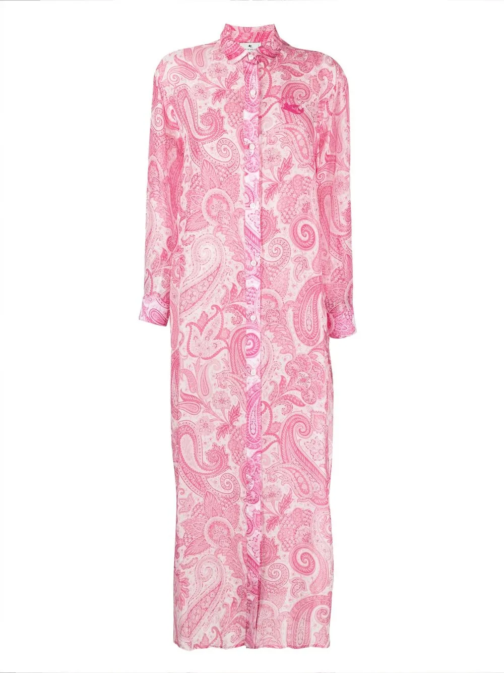 

ETRO paisley-print beach shirtdress - Pink