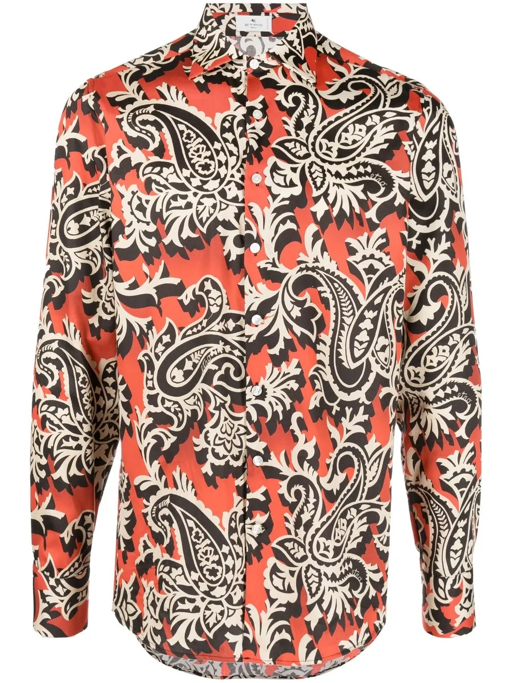 

ETRO camisa con estampado gráfico - Rojo