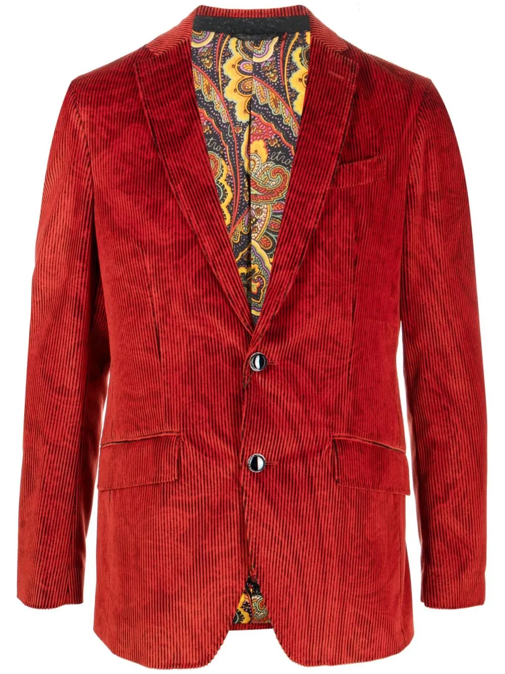 

ETRO blazer con botones - Rojo