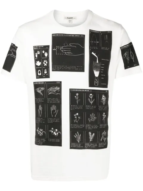 Phipps playera con estampado gráfico