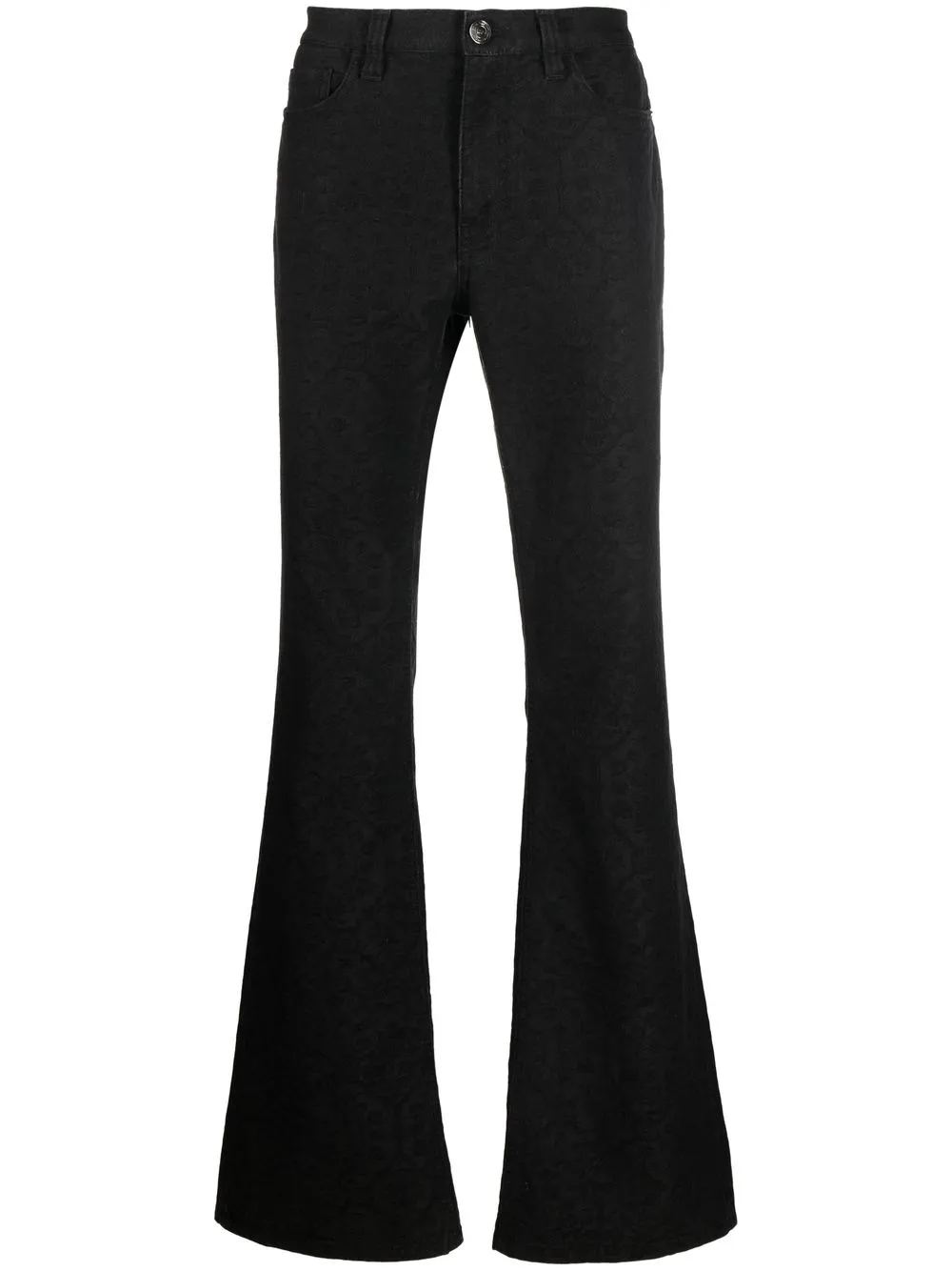 

ETRO flared jacquard jeans - Black