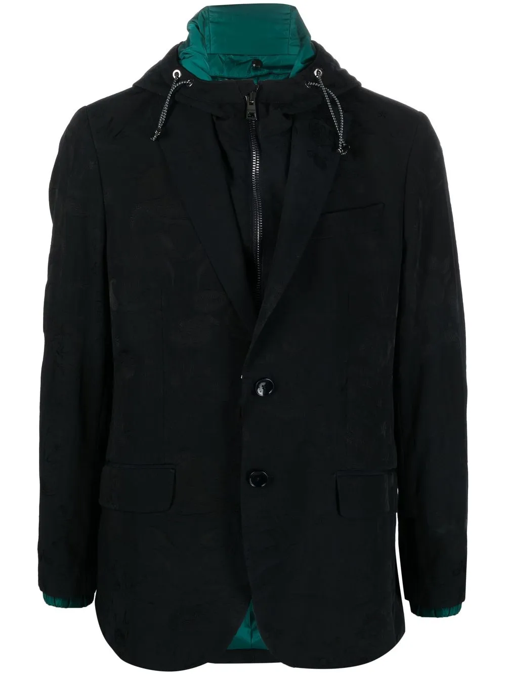 

ETRO blazer con diseño híbrido - Negro