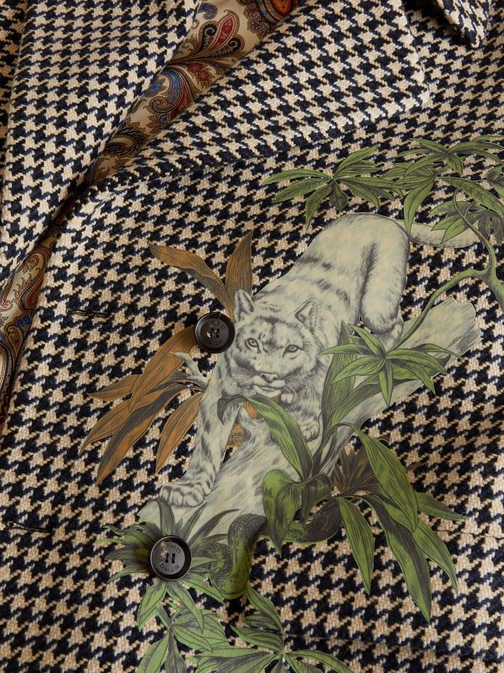 ETRO JUNGLE-PRINT DOUBLE-BREASTED COAT