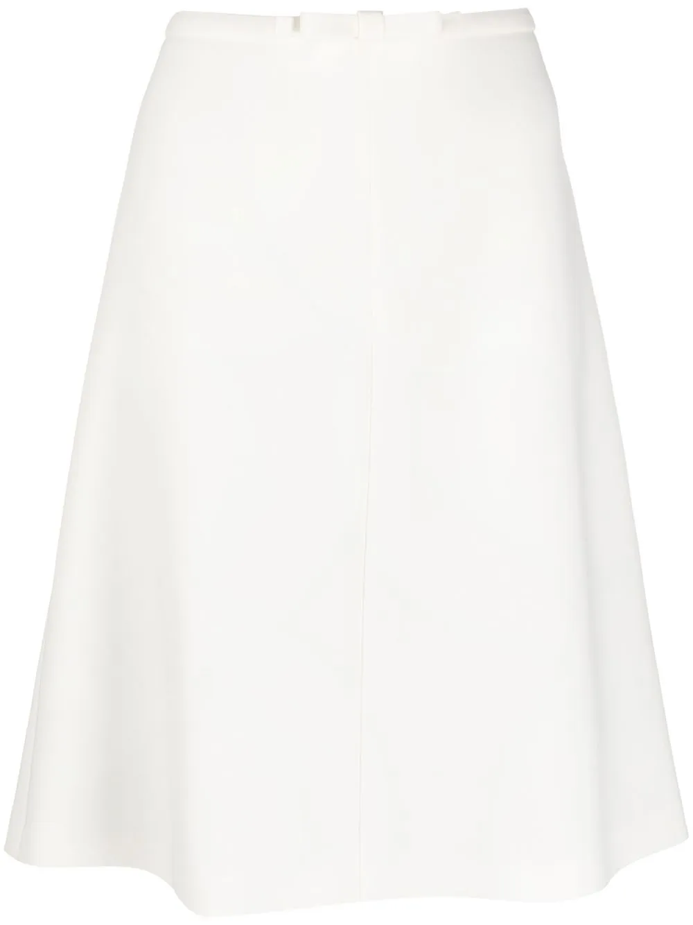 

RED Valentino bow-detail A-line skirt - White