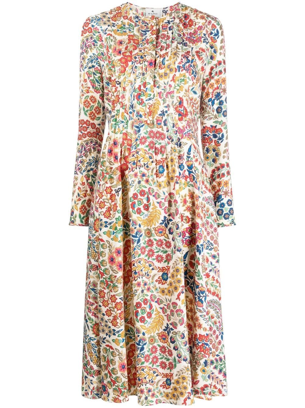 

ETRO vestido con estampado floral - Blanco