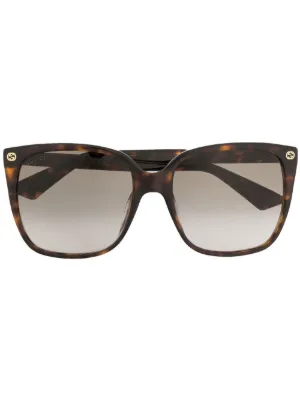 57mm square sunglasses gucci