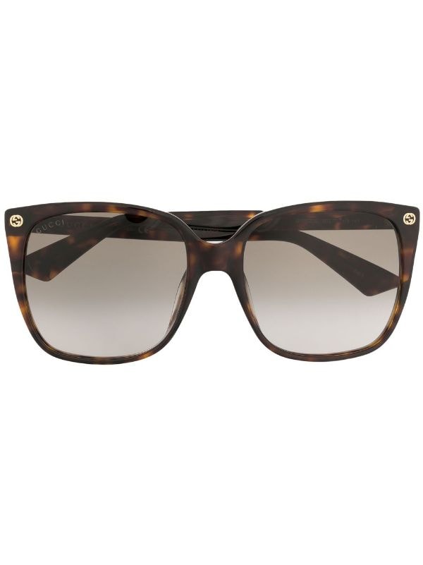 Alexander McQueen Eyewear gradient-effect oversize-frame Sunglasses -  Farfetch