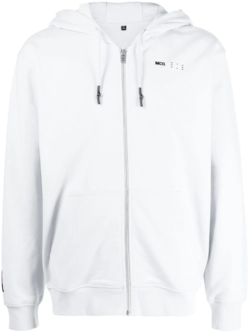 

MCQ chest logo-print detail hoodie - Grey