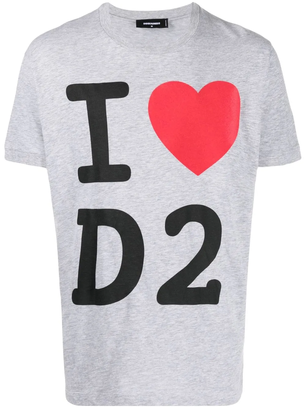 

Dsquared2 playera con estampado gráfico - Gris