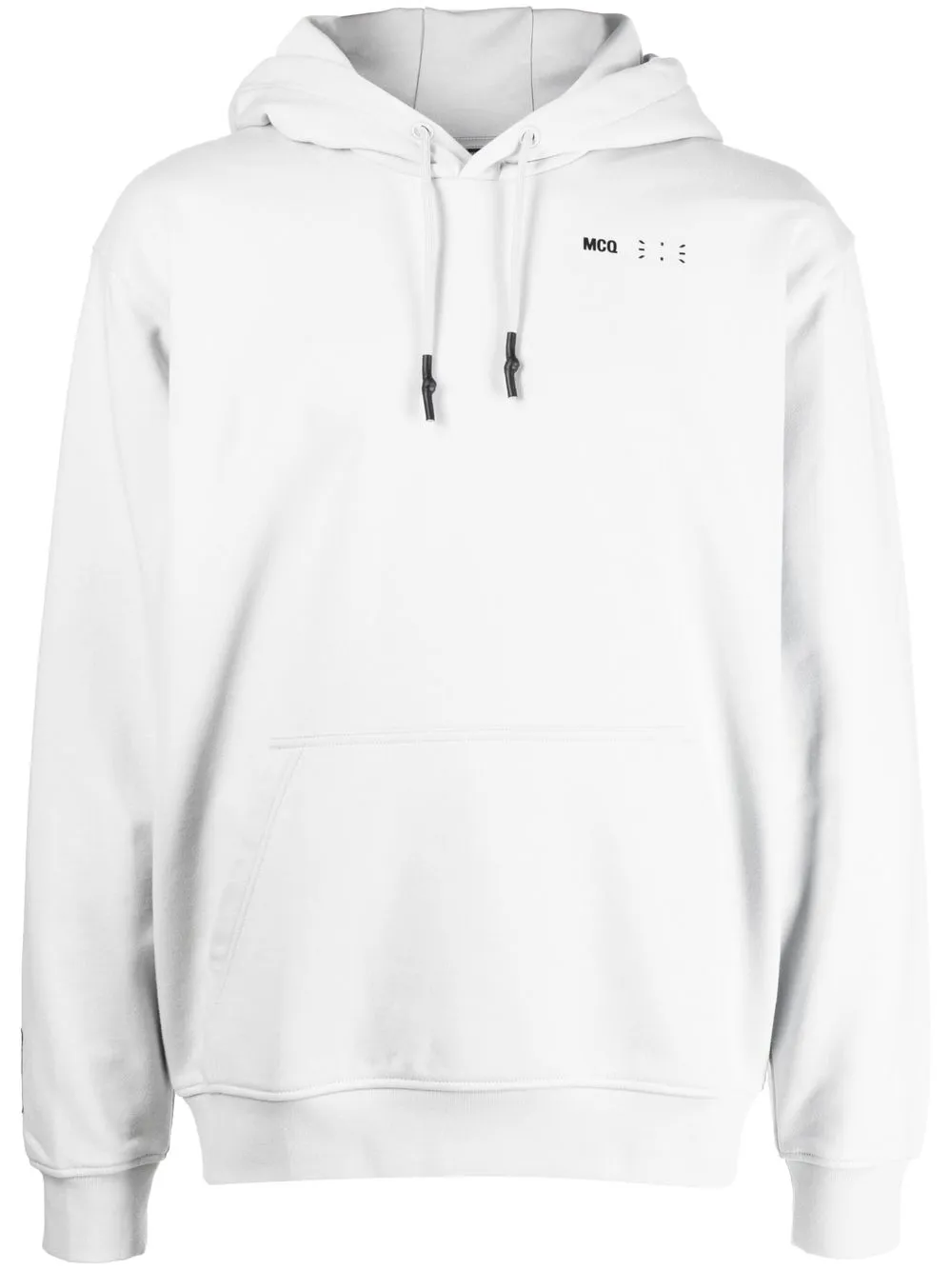 

MCQ hoodie con logo en el pecho - Gris