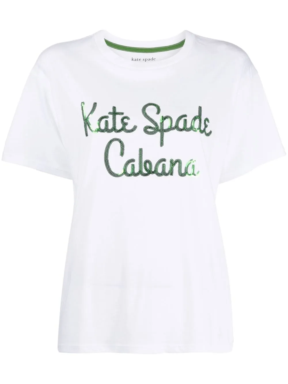 

Kate Spade playera Cabana con detalle de lentejuelas - Blanco