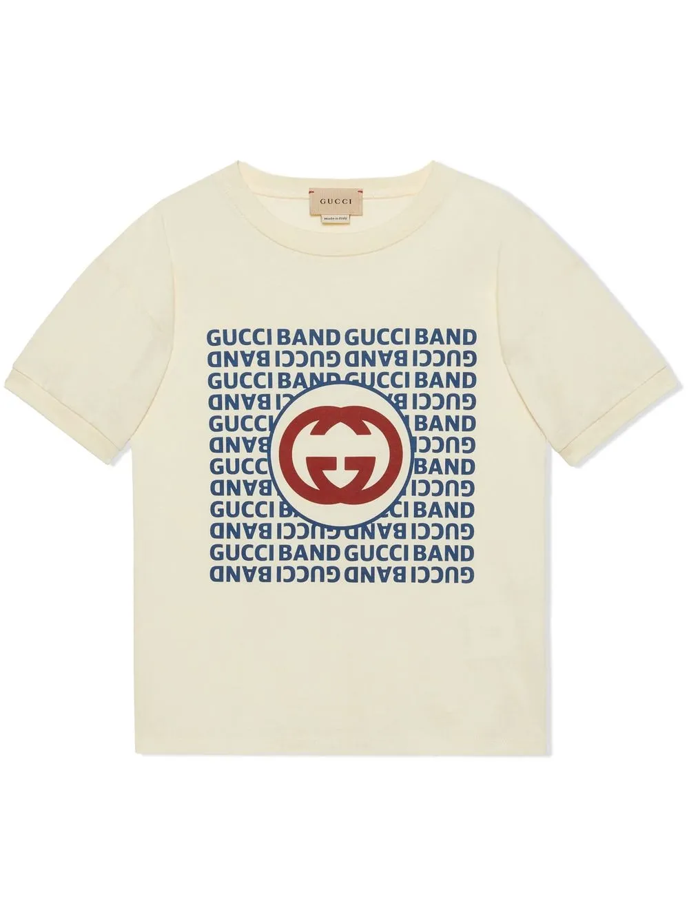 

Gucci Kids Interlocking G logo-print T-shirt - White