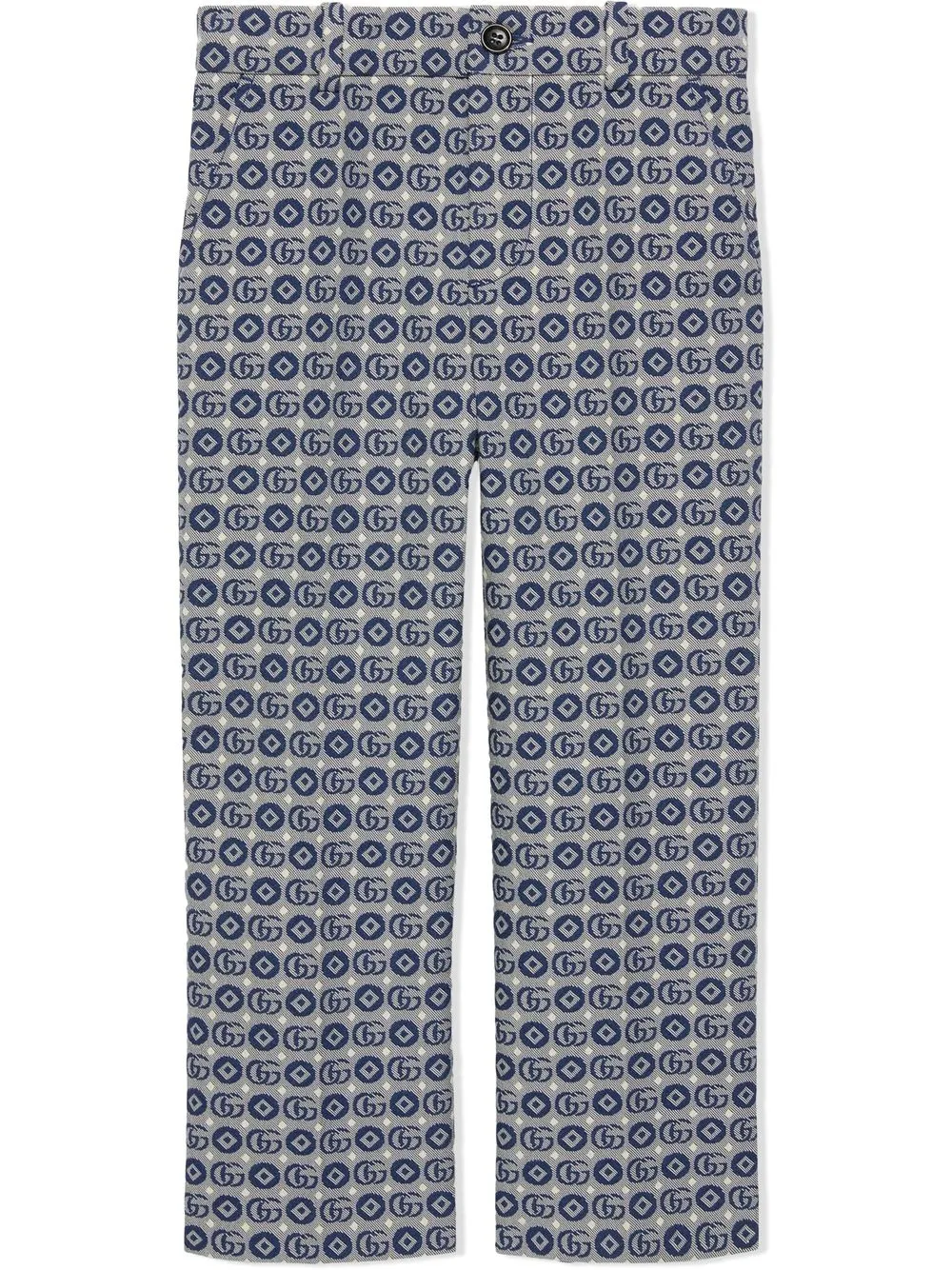 

Gucci Kids GG jacquard straight-leg trousers - Blue