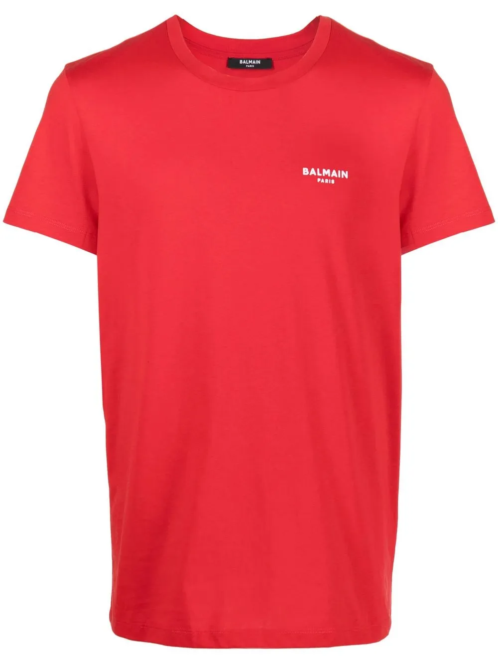 

Balmain playera con logo estampado - Rojo