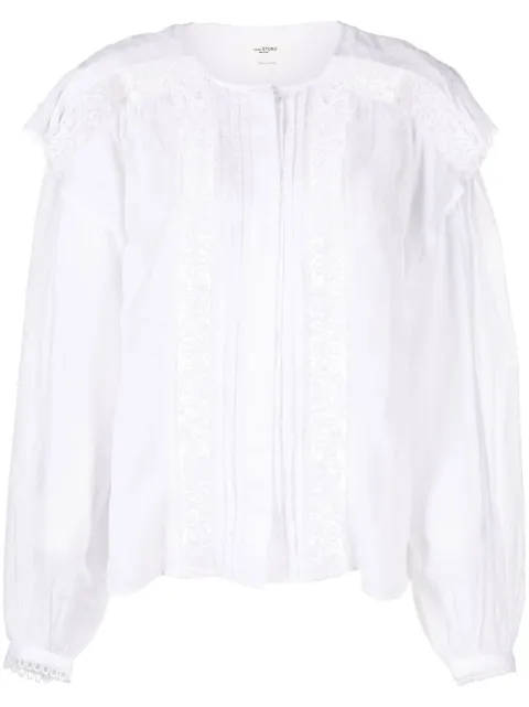 MARANT ÉTOILE Georgina lace-detail blouse