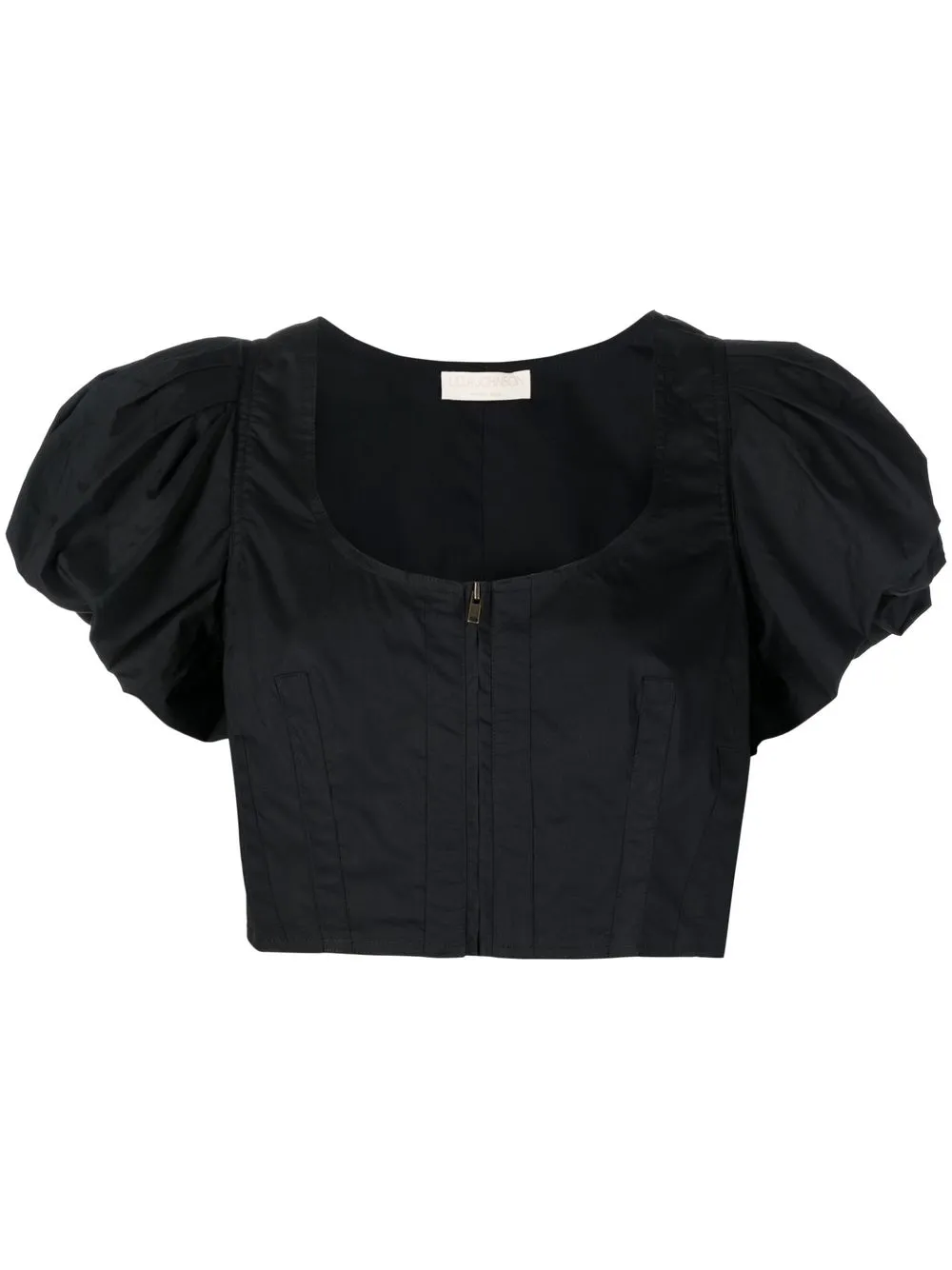 

Ulla Johnson top corto manga corta - Negro