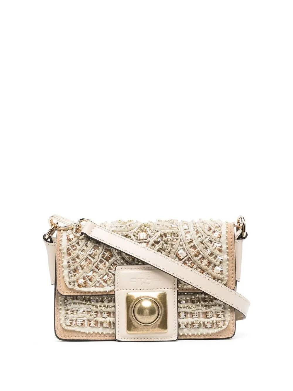 

ETRO bolsa satchel de crochet - Neutro