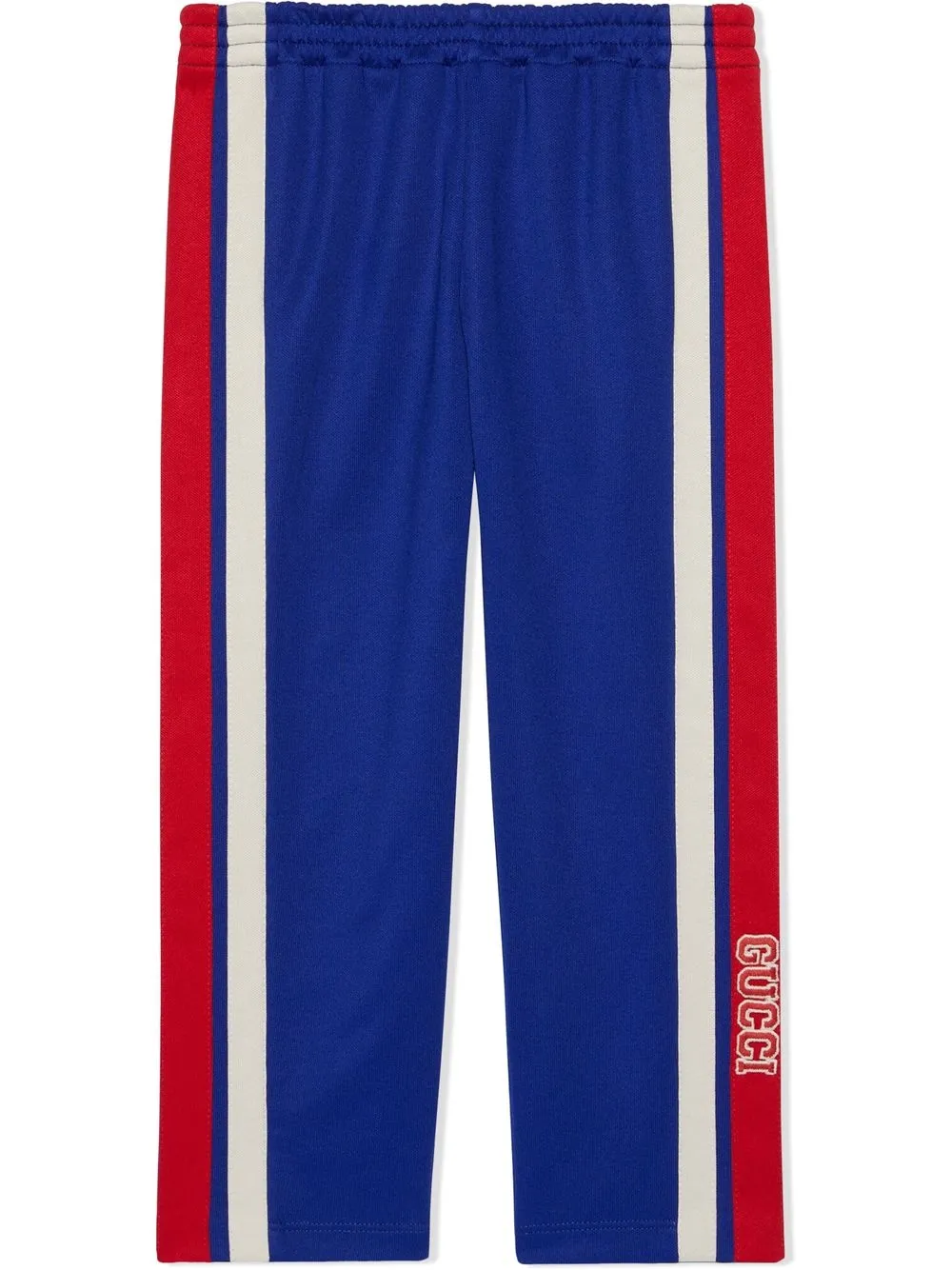 

Gucci Kids pants con logo bordado - Azul