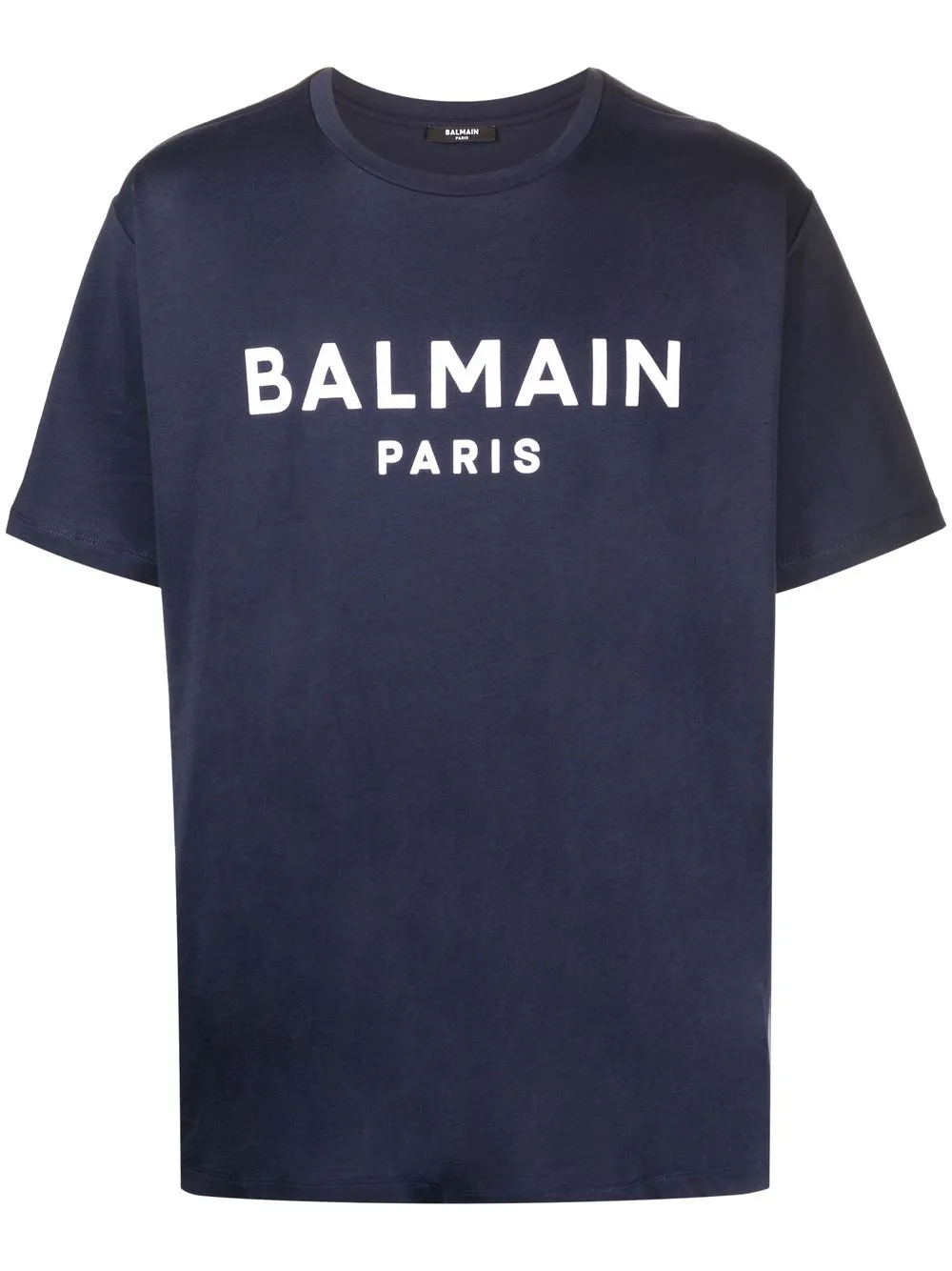 

Balmain logo-print cotton T-shirt - Blue