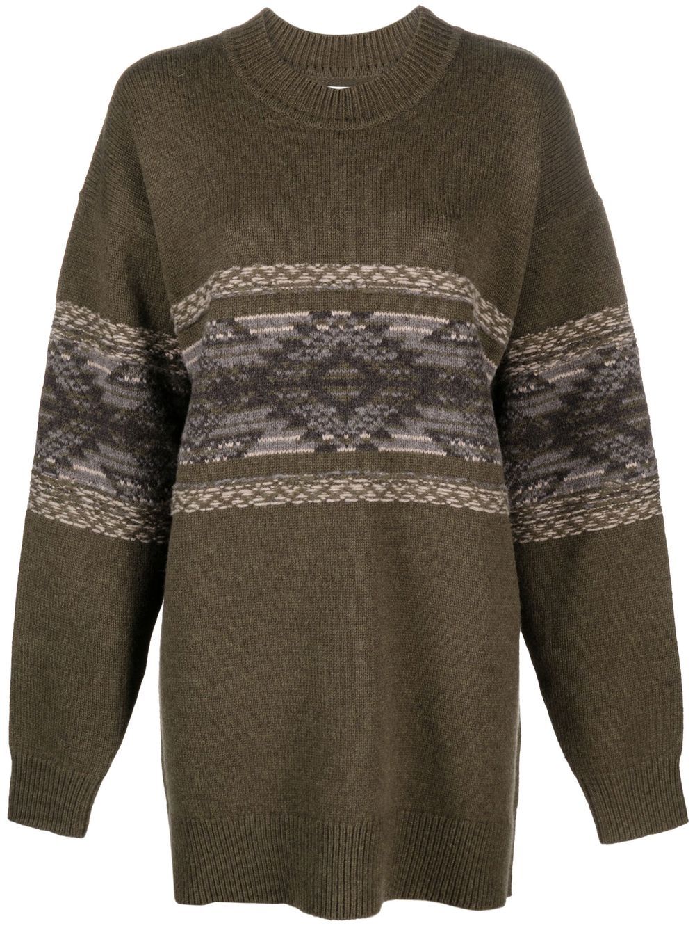 MARANT ÉTOILE Avril fair-isle knitted jumper