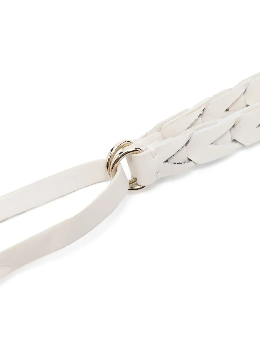 RED(V) Leren riem Wit