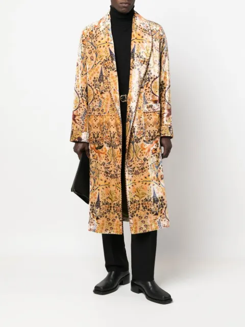 etro velvet coat