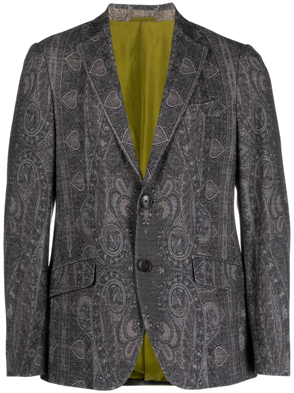 

ETRO blazer con motivo en jacquard - Gris