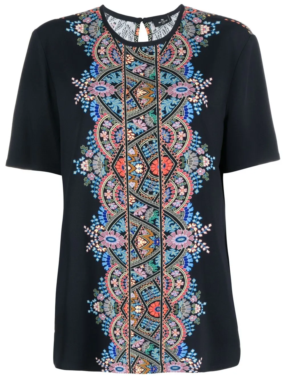 

ETRO playera con estampado floral - Azul